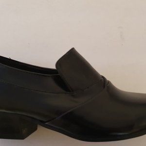 New Mens #TS502 CLIMATE black loafer with 1.5"heel